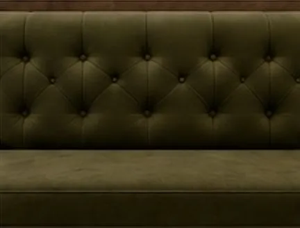 Button back banquette seating