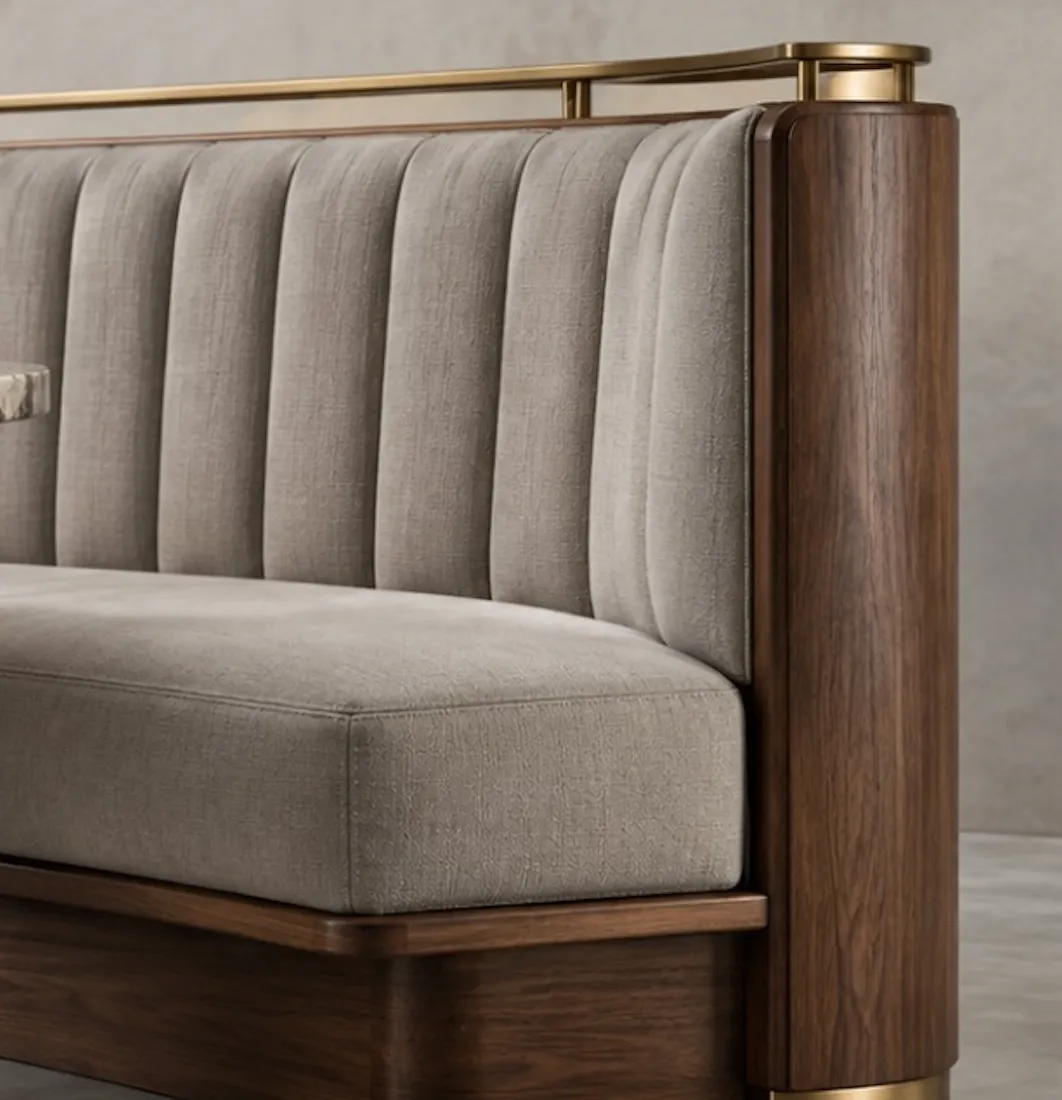 Fluted Back banquette