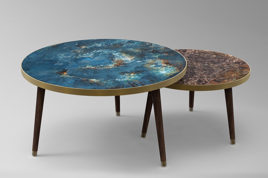 Églomisé Ginger Coffee Tables