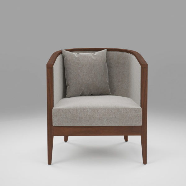 Verona Lounge chair in walnut