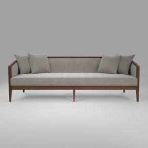 Verona sofa, walnut frame